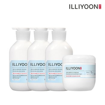 [시크릿 특가] 일리윤 세라마이드 아토 로션 564ML*3+집중크림 500ML*1