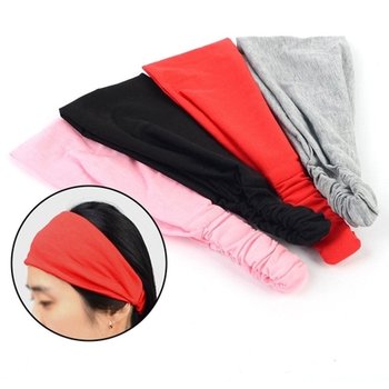 컬러 헤어밴드 머리띠 패션 스포츠 운동 고무헤어밴드 (KYR-W88006A)