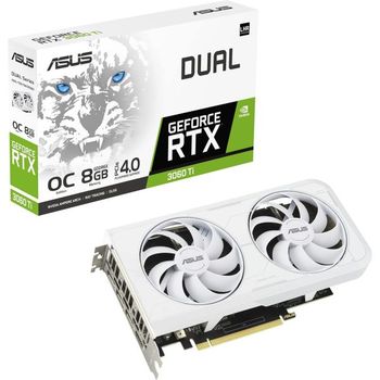 [해외] 영국 아수스 그래픽카드 ASUS DUAL NVIDIA GeForce RTX 3060TI White OC Edition Graphics Card