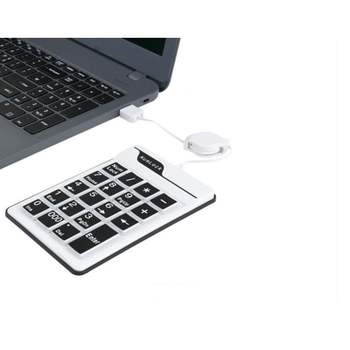 사무용 숫자 키패드 은행 실리콘 저소음 USB 19키 노트북키보드 컴퓨터키보드 데스크탑키보드
