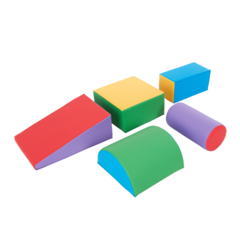 아이소파 홈플레이짐 도형 세트 HM2025 유아 대근육발달 실내 놀이터 체육 매트 교구