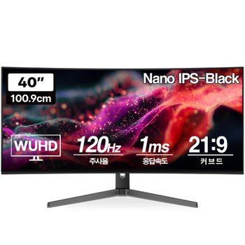 Vuti40CW12PU WUHD NanoIPSBlack 120Hz 게이밍 모니터