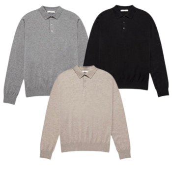 [모다부평]남성 개시미어 블렌디드 카라 풀오버10540-040-811-38_BP