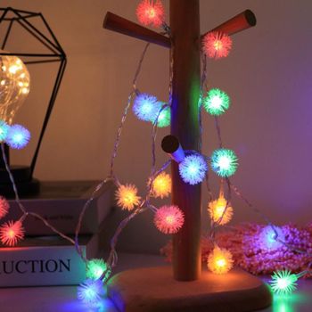 데코용품 ZA31BU24 80구 눈송이 와이어 전구 10M 믹스컬러