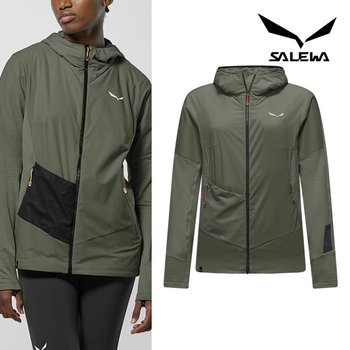 살레와 여성 페드록 폴라라이트 윈드 후드 자켓 페이디드그린