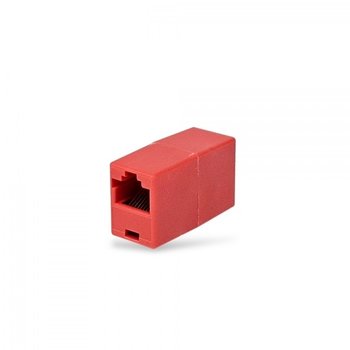 LANstar 보급형커플러,I형,RJ-45,CAT.5E,8P8C,1:1,RED