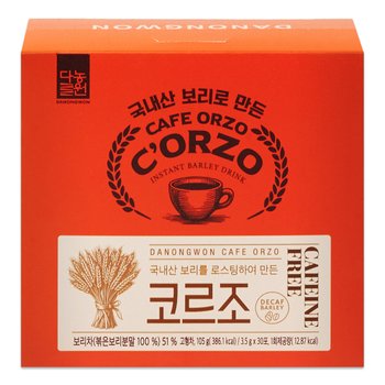 다농원 코르조 오르조커피 30T 보리커피/무카페인/커피향 보리차