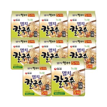 농심 멸치칼국수 멀티팩(5봉지) x 8팩