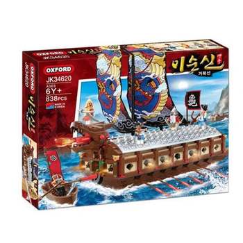 옥스포드 OAN606W3 영웅 이순신 거북선 어린이 블럭 장난감