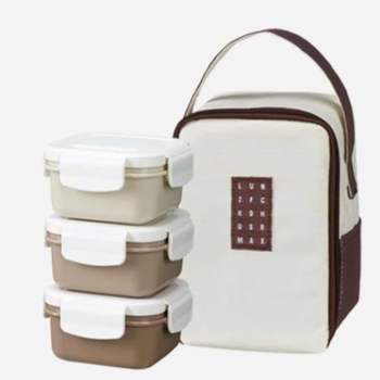 3단 592XTC67 미니 도시락세트 찬합세트 피크닉가방