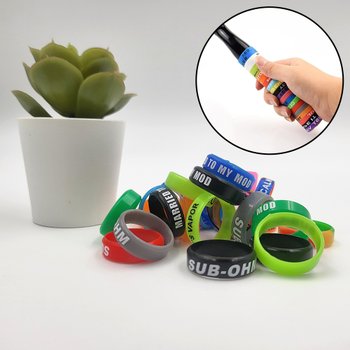 일반형 낚시 대 그립 링 밴드 실리콘 핸드 미끄럼 슬립 방지 손잡이 고무