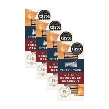 [해외직구] Peters Yard 피터스야드 무화과 사워도우 크래커 100g 4팩