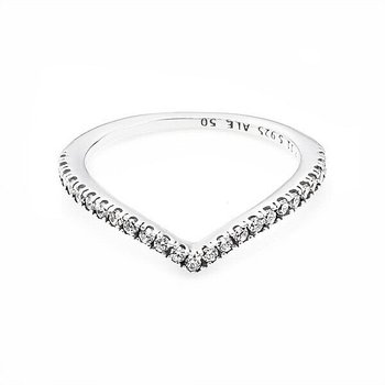 [판도라] 판도라 PANDORA 쉬머링 위시본 실버 여성 반지 196316CZ (P003172179)