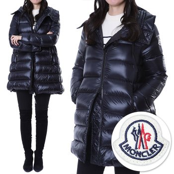몽클레어 SUYEN 볼륨후드 구스다운 롱패딩점퍼/1B20000 53052 999