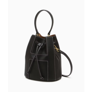 [H-BAG]블랙 H패치 소가죽 미니 토트 크로스백 HIWA<b>75222</b>BK