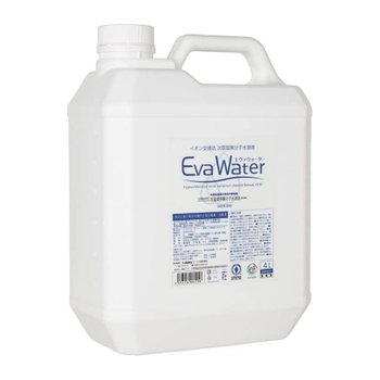 [해외] 약산성 차아염소산수 에바워터 리필용 4L 농도 300ppm 제균・탈취제출구 첨부