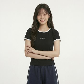 행텐틴즈 여아 웨일 스몰 레터링 반팔 티셔츠_100(14570-131-421-31)