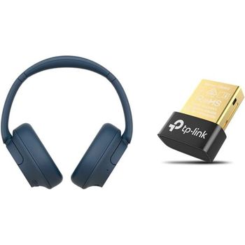 [해외] 소니 블루투스 헤드폰 WH CH720N 블루 USB 어댑터 세트 BT TP Link 278591