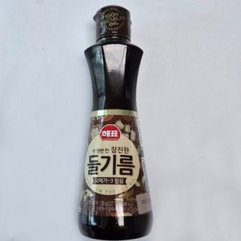 해표 참진한 들기름 320ml