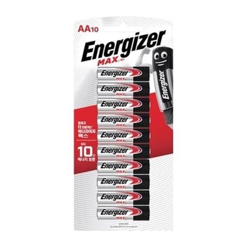 알카라인 건전지 맥스 AAA 10개입 E92BP10 GWM (WFGKQ4M)