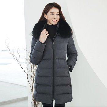 비티알 여성 겨울 롱기장 덕다운 자켓 로꼬 여 BSO8045W_P317074564