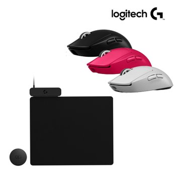 로지텍 로지텍코리아 G PRO X SUPERLIGHT 2 무선 게이밍 마우스 + 파워플레이 2 POWERPLAY 2 세트