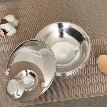 다용도 스텐레스 접시 대형 10p 튼튼한 스텐 식기