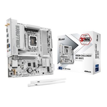 ASRock B860M Challenger WiFi 7 White 디앤디컴 (인텔 소켓1851 DDR5 메인보드)