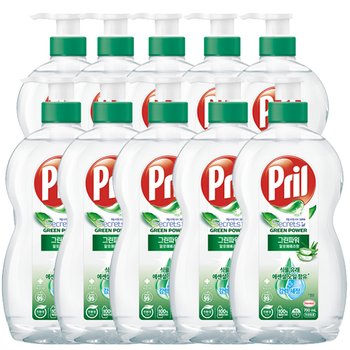 프릴 그린파워 알로에베라 주방세제 700ml x 10개