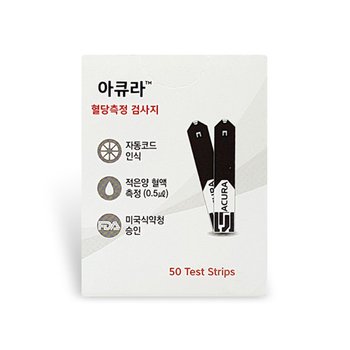 아큐라플러스뷰 혈당시험지 50매