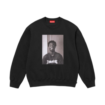 [해외] Supreme x Thrasher Crewneck Black - 24FW