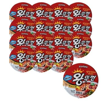 팔도 미니왕뚜껑 80g x16개 1박스 컵라면
