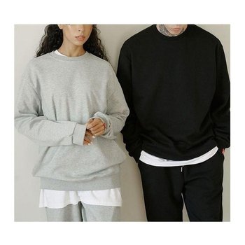 [MEJ70848_62_62]무지 맨투맨 티셔츠 남녀공용 빅사이즈