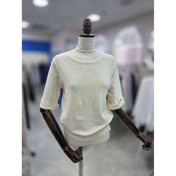 세이브존08 5부 소매 블링 반 니트 A25SW5308_P405149920