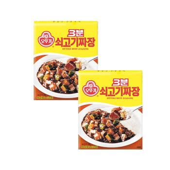 [오뚜기] 3분 쇠고기짜장 200g 12개 (S11394835)
