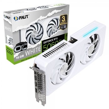 PALIT 지포스 RTX 5060 Ti WHITE OC D7 16GB 이엠텍 (엔비디아 컴퓨터 그래픽카드)