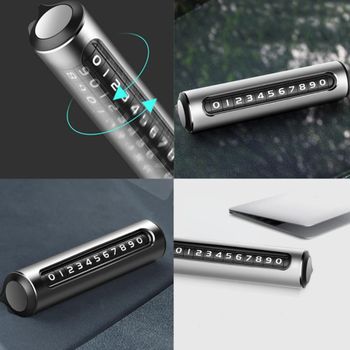 자동차 I7O5H8S0 주차번호판 폰보드 폰넘버보드 차량전화번호 안심번호주차번호판 메탈주차번호