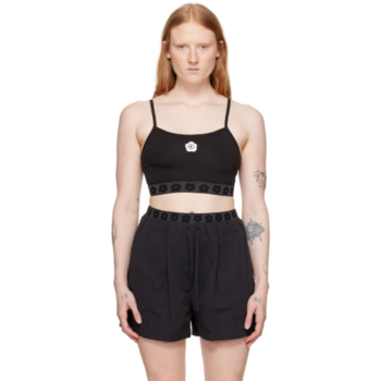 25 FW 겐조 블랙 겐조 파리 보크 2 0 스포츠 브라 241387F511000