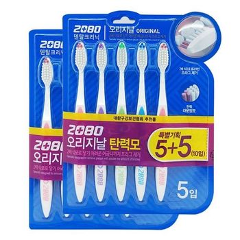 가성비 좋은 칫솔 10개 세트 선물용 일상용품 가성비칫솔 선물세트