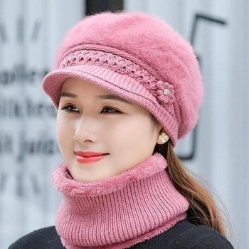 [HYE71760_66]털모자 목토시 기본 넥워머모자세트 (50347683)