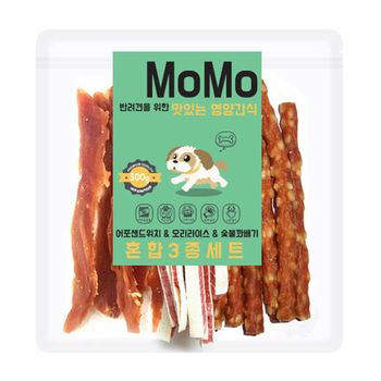 맛있는 MU57OS74 반려견을 모모 300g 영양간식 위한 3종 혼합