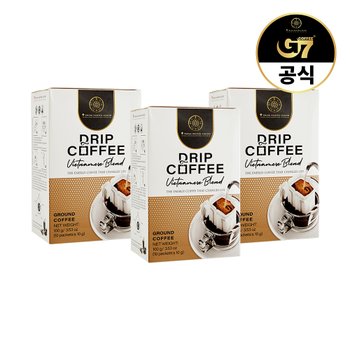 쭝웬 레전드 드립 베트남이즈블렌드 10개입 X 3개 / 원두 커피 블랙 다크 드립백 커피백