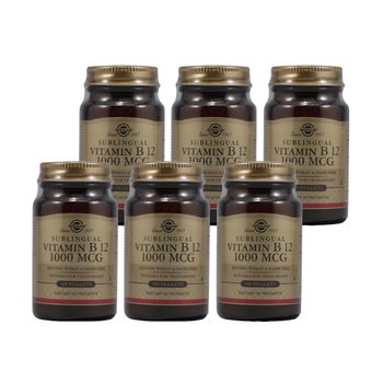 솔가  녹여먹는  비타민  B12  1000mcg  100정  6개