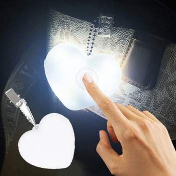 휴대용 LED 미니 열쇠고리 조명 가방 장식 라이트 램프