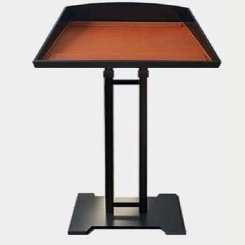 ksr 아크릴 메뉴판거치대 <b>강연대</b> 텍스타일 480mm 브라운