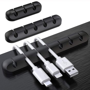 쉬운 부착 간편 케이블 USB 전선정리 3구 5구