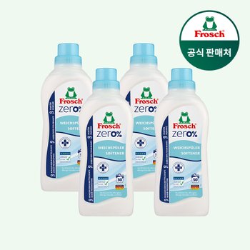프로쉬 독일 제로 섬유유연제 750ml 4개