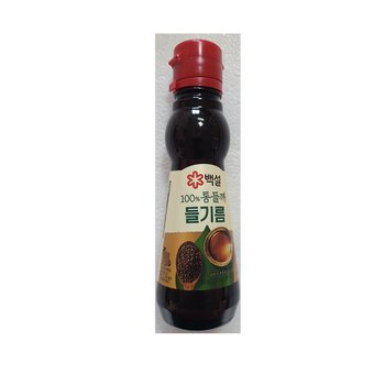 CJ 100%통들깨 들기름 320ml 병 x1개