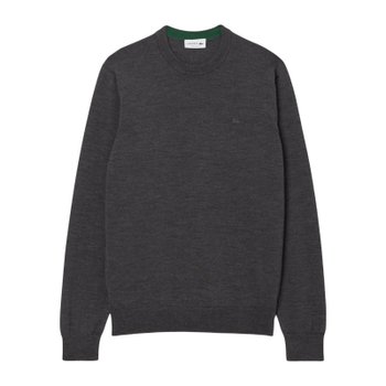 [해외배송] 라코스테 크루넥 리브 커프스 풀오버 스웨터 AH1969 050C