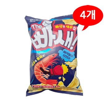 [해태] 빠새 빠삭한 새우칩 55gx4개